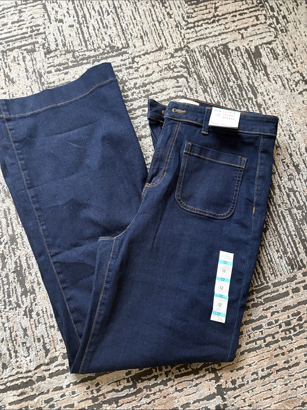 Dark Blue Women's Wide Leg
